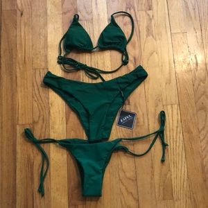 brand new!! cute green bikini set